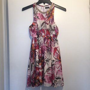 Girls Marciano pink multicolor floral dress